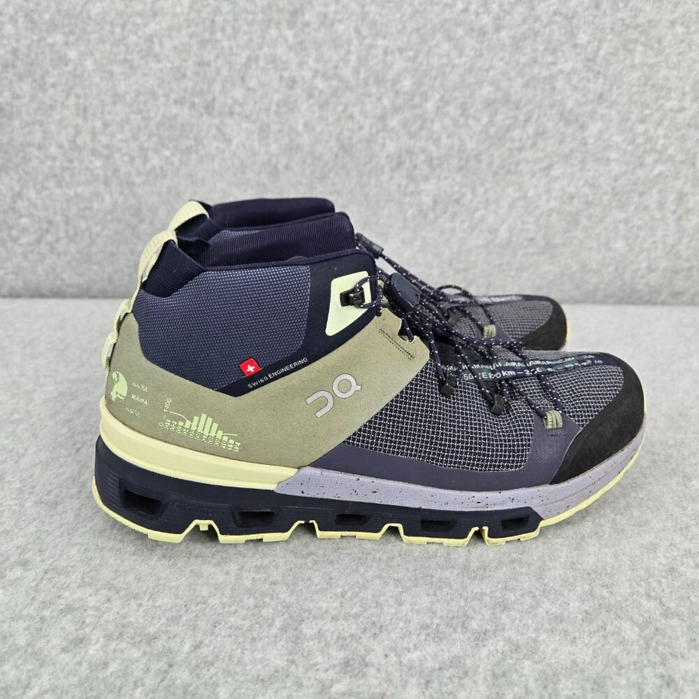 On Cloud Cloudtrax Shoes Womens Size 9.5 Hiking Trail Reseda Lavender Boots - Picture 7 of 14